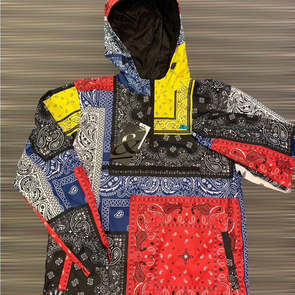 Wavy Life Bandana Windbreaker